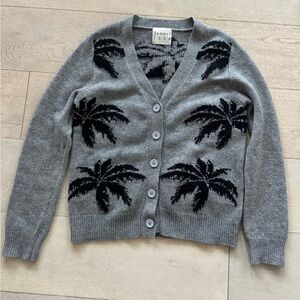 JUMPER 1234 [2] palms cardigan cashmere